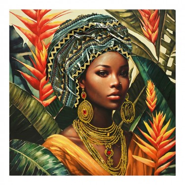 Πίνακας σε καμβά Gangalo 3D Inart 100x3x100εκ Υλικό: FIR WOOD - CANVAS 296-000073