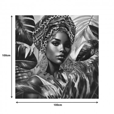 Πίνακας σε καμβά Gangalo Ι 3D Inart 100x3x100εκ Υλικό: FIR WOOD - CANVAS 296-000074