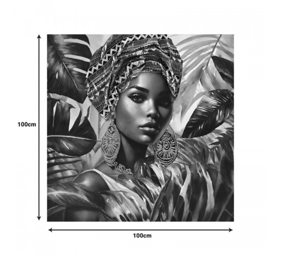 Πίνακας σε καμβά Gangalo Ι 3D Inart 100x3x100εκ Υλικό: FIR WOOD - CANVAS 296-000074