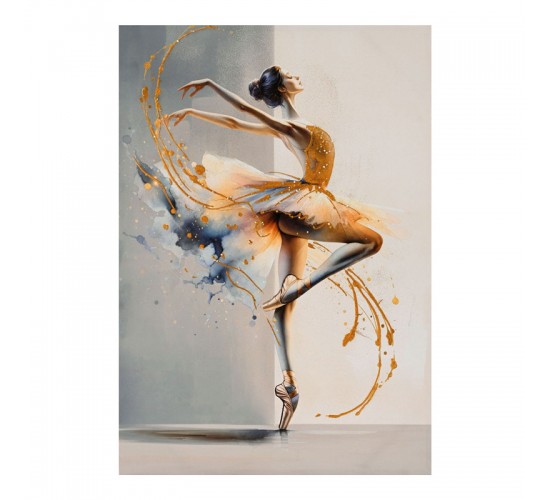 Πίνακας σε καμβά Dancito 3D Inart 70x2.5x100εκ Υλικό: FIR WOOD - CANVAS 296-000077