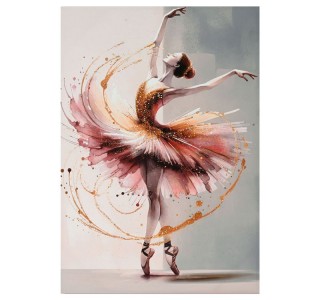 Πίνακας σε καμβά Dancito I 3D Inart 70x2.5x100εκ Υλικό: FIR WOOD - CANVAS 296-000078