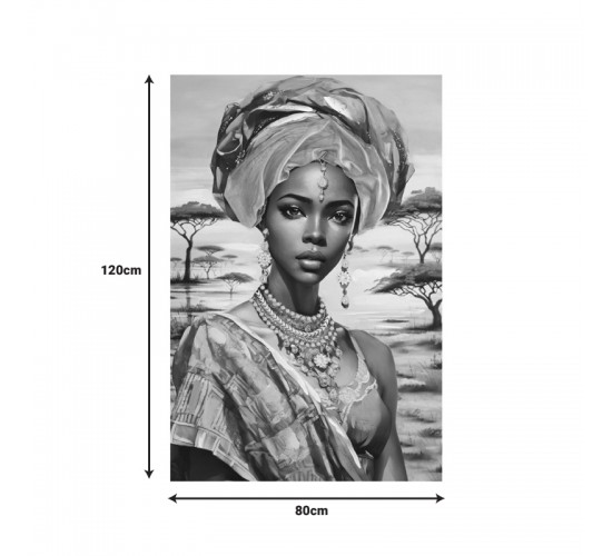 Πίνακας σε καμβά Zerbera 3D Inart 80x3x120εκ Υλικό: FIR WOOD - CANVAS 296-000083