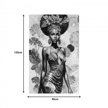 Πίνακας σε καμβά Georgina 3D Inart 80x3x120εκ Υλικό: FIR WOOD - CANVAS 296-000085