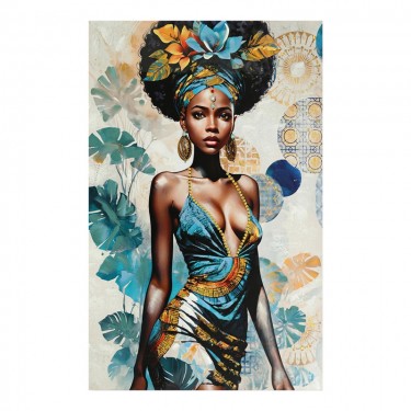 Πίνακας σε καμβά Georgina 3D Inart 80x3x120εκ Υλικό: FIR WOOD - CANVAS 296-000085