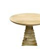 Βοηθητικό τραπέζι Souler Inart καφέ μασίφ mango ξύλο Φ38x56εκ Υλικό: WOOD MANGO 297-000006