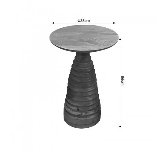 Βοηθητικό τραπέζι Souler Inart φυσικό μασίφ mango ξύλο Φ38x56εκ Υλικό: WOOD MANGO 297-000007 Βοηθητικό τραπέζι Souler Inart φυσικό μασίφ mango ξύλο Φ38x56εκ Υλικό: WOOD MANGO 297-000007