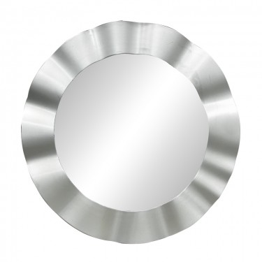 Καθρέπτης Perfor ασημί pp Φ55x2.5εκ Υλικό: PP - GLASS 298-000006