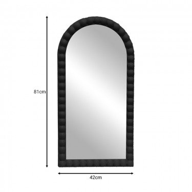 Καθρέπτης Pavloval μαύρο pp 42x3.5x81εκ Υλικό: PP - GLASS 298-000010