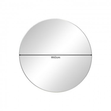 Καθρέπτης Nhaos χρυσό αλουμίνιο Φ60x2.5εκ Υλικό: ALUMINIUM - GLASS 298-000013