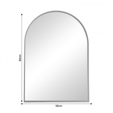 Καθρέπτης Mirrory χρυσό αλουμίνιο 50x2.5x80εκ Υλικό: GLASS - ALUMINIUM 298-000019