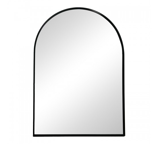 Καθρέπτης Mirrory Inart μαύρο αλουμίνιο 50x2.5x80εκ Υλικό: GLASS -ALUMINIUM 298-000020