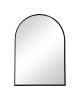 Καθρέπτης Mirrory Inart μαύρο αλουμίνιο 50x2.5x80εκ Υλικό: GLASS -ALUMINIUM 298-000020