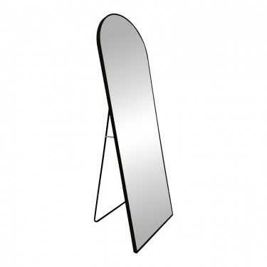 Καθρέπτης Lorens μαύρο αλουμίνιο 46x40x150εκ Υλικό: GLASS - ALUMINIUM 298-000026