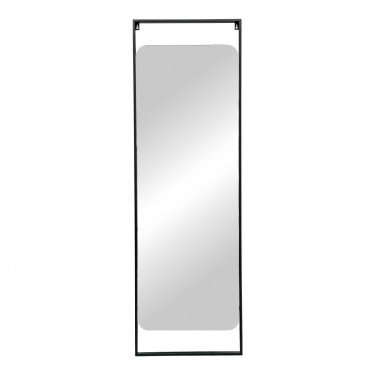 Καθρέπτης Piza μαύρο μέταλλο 45x2x140εκ Υλικό: IRON GLASS 298-000028