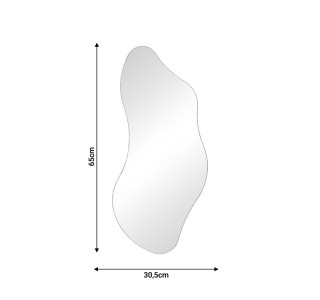 Καθρέπτης Vanis 30.5x1x65εκ Υλικό: GLASS 298-000034