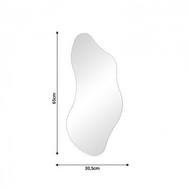 Καθρέπτης Vanis 30.5x1x65εκ Υλικό: GLASS 298-000034