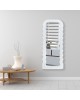 Καθρέπτης Maraya Inart λευκό PP 46x3.2x110εκ Υλικό: GLASS - PP 298-000037 Καθρέπτης Maraya Inart λευκό PP 46x3.2x110εκ Υλικό: GLASS - PP 298-000037