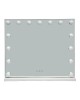 Καθρέπτης Led Hollywood Inart μέταλλο λευκό 60x12x52.3εκ Υλικό: GLASS -IRON 298-000050