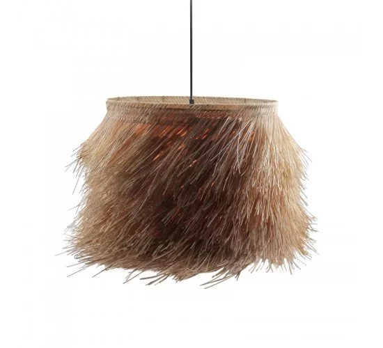 Φωτιστικό οροφής Hairy Inart Ε27 ρατάν σε φυσική απόχρωση Φ70x188εκ Υλικό: rattan pendent lamp with cable and E27 299-000008 Φωτιστικό οροφής Hairy Inart Ε27 ρατάν σε φυσική απόχρωση Φ70x188εκ Υλικό: rattan pendent lamp with cable and E27 299-000008