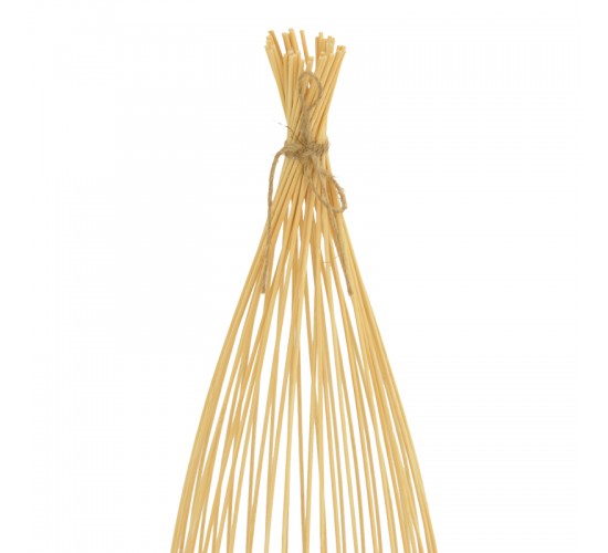 Φωτιστικό δαπέδου Florance Inart Ε27 μπαμπού σε φυσική απόχρωση Φ28x100εκ Υλικό: bamboo floor lamp with cable and E27 299-000015