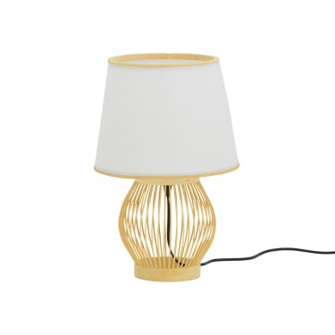 Επιτραπέζιο φωτιστικό Tabel Inart Ε27 μπαμπού σε φυσική απόχρωση Φ26x39εκ Υλικό: bamboo pendent lamp with cable and E27 299-000028