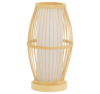 Επιτραπέζιο φωτιστικό Werek Inart Ε27 μπαμπού σε φυσική απόχρωση Φ18x33εκ Υλικό: bamboo pendent lamp with cable and E27 299-000033