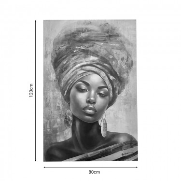 Πίνακας σε καμβά Siena I Inart 80x3x120εκ Υλικό: PS 301-000008