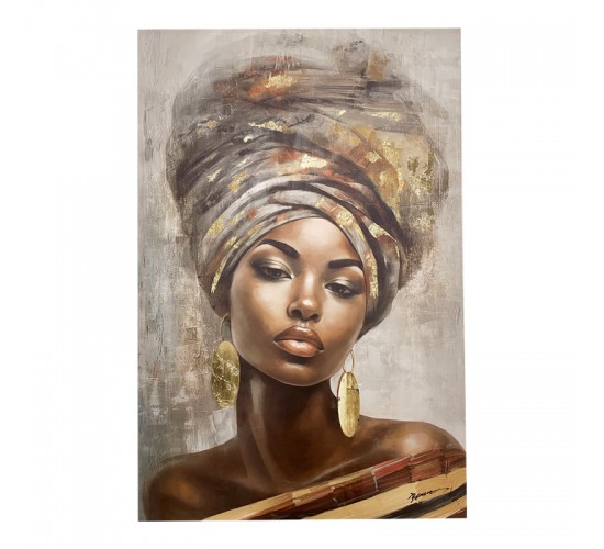 Πίνακας σε καμβά Siena I Inart 80x3x120εκ Υλικό: PS 301-000008