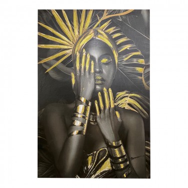 Πίνακας σε καμβά Umone Inart 80x3x120εκ Υλικό: PS 301-000009