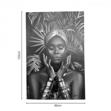 Πίνακας σε καμβά Umone I Inart 80x3x120εκ Υλικό: PS 301-000010