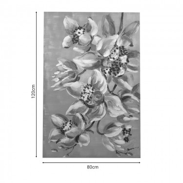 Πίνακας σε καμβά Flourish Inart 80x3x120εκ Υλικό: PS 301-000013