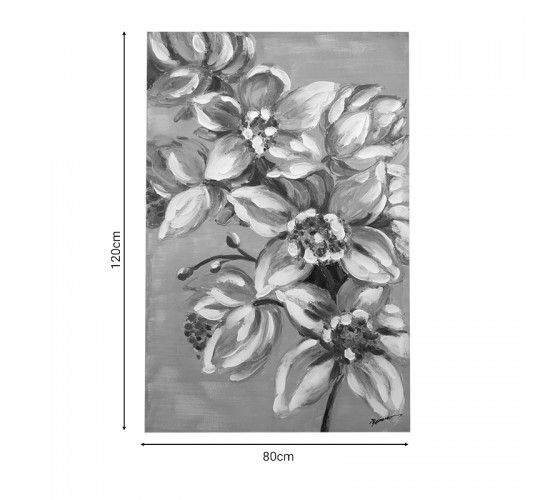 Πίνακας σε καμβά Flourish I Inart 80x3x120εκ Υλικό: PS 301-000014 Πίνακας σε καμβά Flourish I Inart 80x3x120εκ Υλικό: PS 301-000014