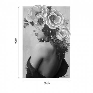 Πίνακας σε καμβά Bezira 3D Inart 60x3x90εκ Υλικό: PS 301-000017