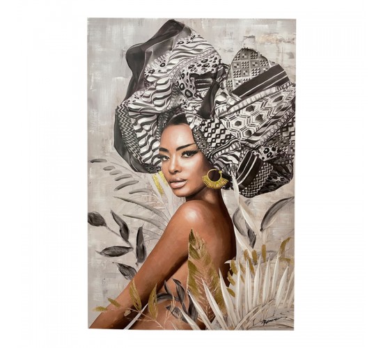 Πίνακας σε καμβά Jewler I 3D Inart 80x3x120εκ Υλικό: PS 301-000019