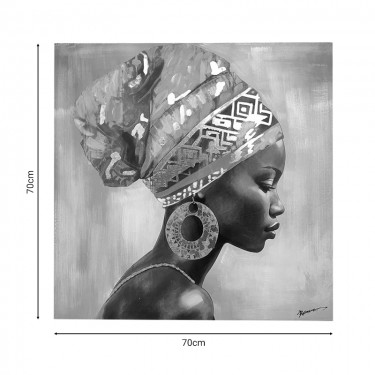 Πίνακας σε καμβά Mayo Inart 70x3x70εκ Υλικό: PS 301-000020