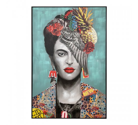 Πίνακας σε καμβά Frilo Inart με πλαίσιο 80x3x120εκ Υλικό: PS 301-000023