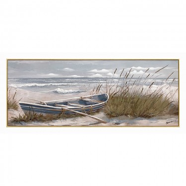 Πίνακας σε καμβά Barcu Inart με πλαίσιο 150x3.5x60εκ Υλικό: CANVAS - FIRWOOD-PP 301-000028