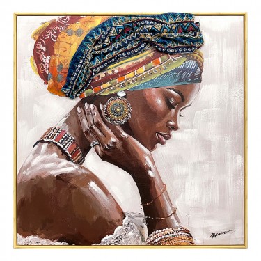 Πίνακας σε καμβά Jalo 3D Inart με πλαίσιο 80x3.5x80εκ Υλικό: CANVAS - FIRWOOD-PP 301-000030