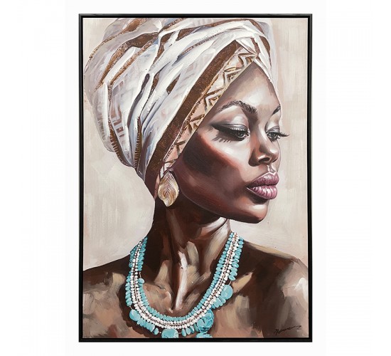 Πίνακας σε καμβά Zaira Inart με πλαίσιο 70x3.5x100εκ Υλικό: CANVAS - FIRWOOD-PP 301-000038