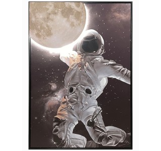 Πίνακας σε καμβά Mallo 3D Inart με πλαίσιο 70x3.5x100εκ Υλικό: CANVAS - FIRWOOD-PP 301-000040