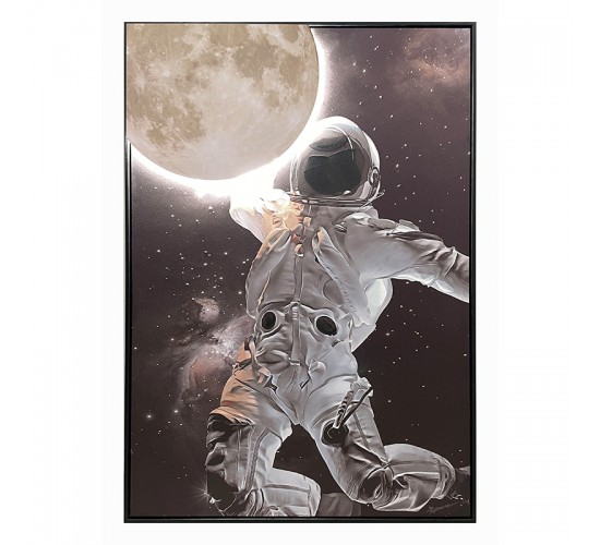 Πίνακας σε καμβά Mallo 3D Inart με πλαίσιο 70x3.5x100εκ Υλικό: CANVAS - FIRWOOD-PP 301-000040