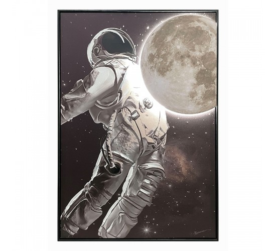 Πίνακας σε καμβά Mallo Ι 3D Inart με πλαίσιο 70x3.5x100εκ Υλικό: CANVAS - FIRWOOD-PP 301-000041