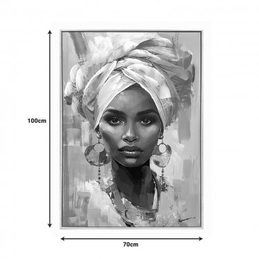 Πίνακας σε καμβά Gazel Inart 70x3.5x100εκ Υλικό: CANVAS - FIRWOOD-PP 301-000042