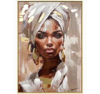 Πίνακας σε καμβά Gazel I Inart 70x3.5x100εκ Υλικό: CANVAS - FIRWOOD-PP 301-000043