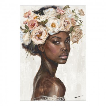 Πίνακας σε καμβά Fleri Inart 70x3.5x100εκ Υλικό: CANVAS - FIRWOOD-PP 301-000044