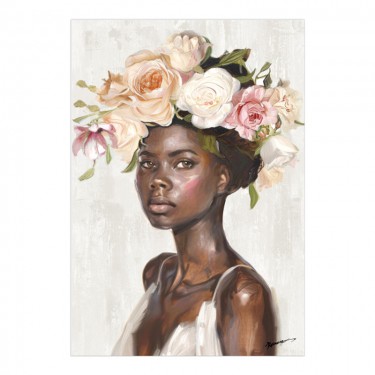 Πίνακας σε καμβά Fleri Ι Inart 70x3.5x100εκ Υλικό: CANVAS - FIRWOOD-PP 301-000045