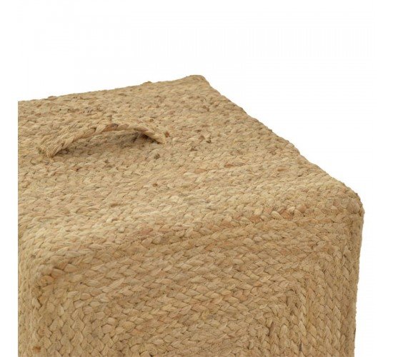 Σκαμπό Tresa Inart φυσικό 100%  γιούτα 40x40x40εκ Υλικό: 100%  JUTE 302-000025