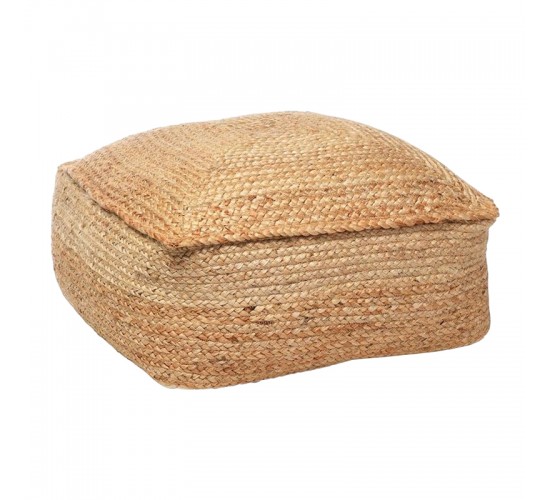 Σκαμπό-πουφ Iorda Inart γιούτα σε φυσική απόχρωση Φ45x40εκ Υλικό: 100%  JUTE 302-000039
