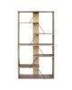 Βιβλιοθήκη Tars οακ-μαύρο 84x25.5x154.5εκ Υλικό: 15mmMDF PVC 304-000009 Βιβλιοθήκη Tars οακ-μαύρο 84x25.5x154.5εκ Υλικό: 15mmMDF PVC 304-000009