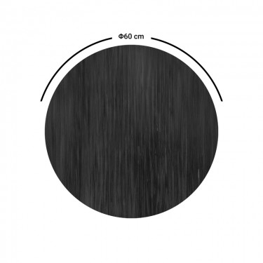 Επιφάνεια τραπεζιού Jedre τ.Werzalit καρυδί Φ60εκ Υλικό: MELAMINE 310-000013